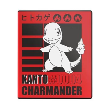 Pokemon TCG - Charmander 3 gyűrűs gyűjtői portfólió mappa