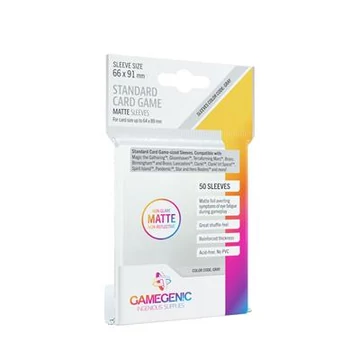 Gamegenic - MATTE Standard Card Game Sleeves 66 x 91 mm