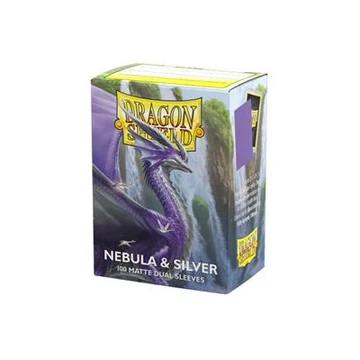 Matte Dual - Nebula &amp; Silver (100 Sleeves)
