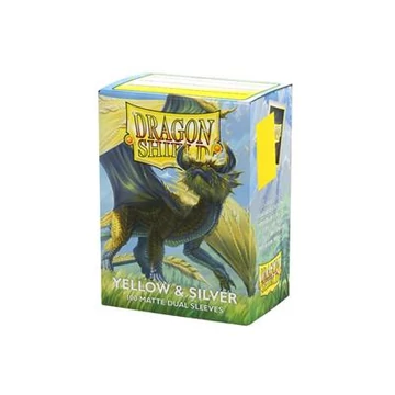 Matte Dual - Yellow &amp; Silver (100 Sleeves)