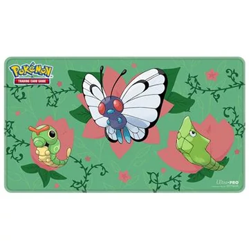 Caterpie Evolutions Stitched Playmat for Pokémon