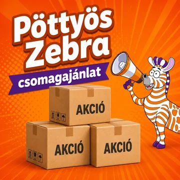 pöttyös zebra akciós csomagajánlat placeholder