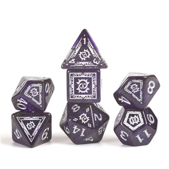 Dobókocka - D&D Adventure Dice - Warlock: Purple