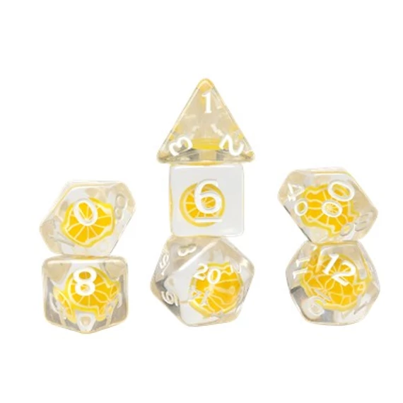 Dobókocka - Fruit Slice Dice Sets: LEMON (7 db-os szett)