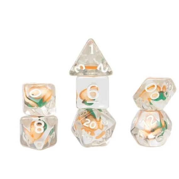 Dobókocka - Fruit Slice Dice Sets: PEACH (7 db-os szett)