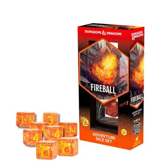 Dobókocka - Sirius Dice - Dungeons & Dragons Adventure Dice - Fireball