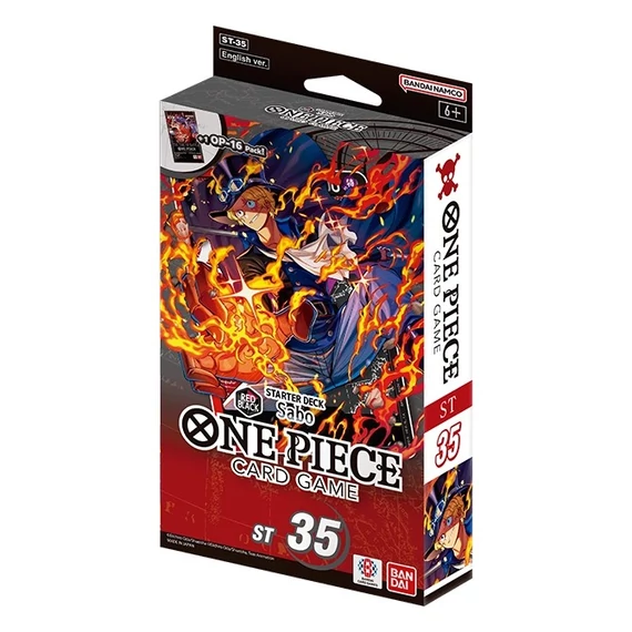 One Piece TCG - ST-35 Starter Deck - Red/Black Sabo