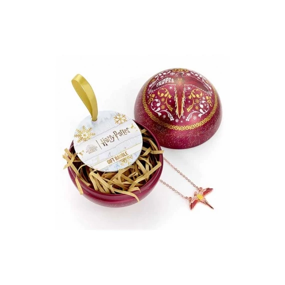 Christmas Bauble Fawkes and Necklace