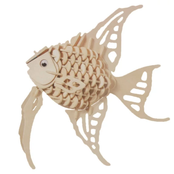 3D puzzle aranyhal (natúr)
