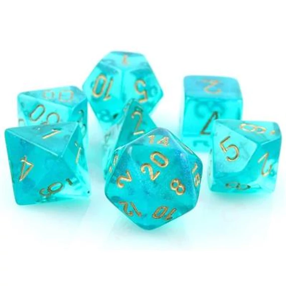 Chessex Borealis Teal gold Luminary 7