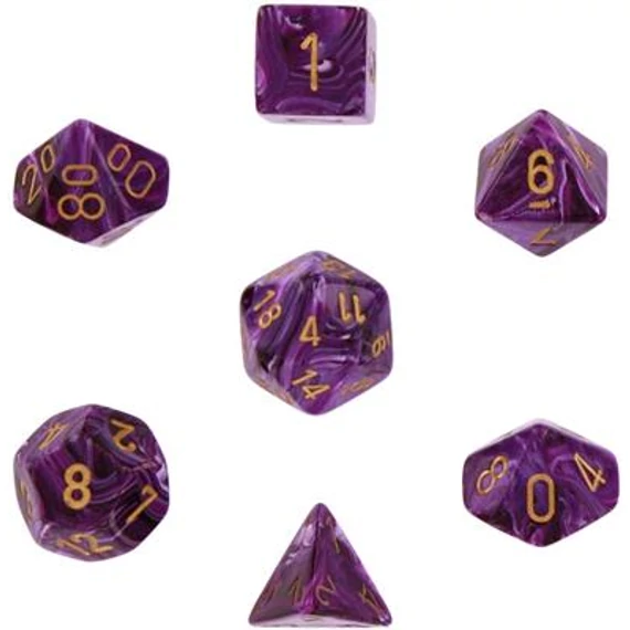 Chessex Vortex Purple gold