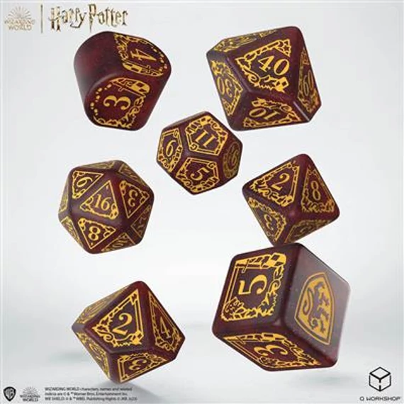 Harry Potter - Gryffindor Modern Dice Set - Red