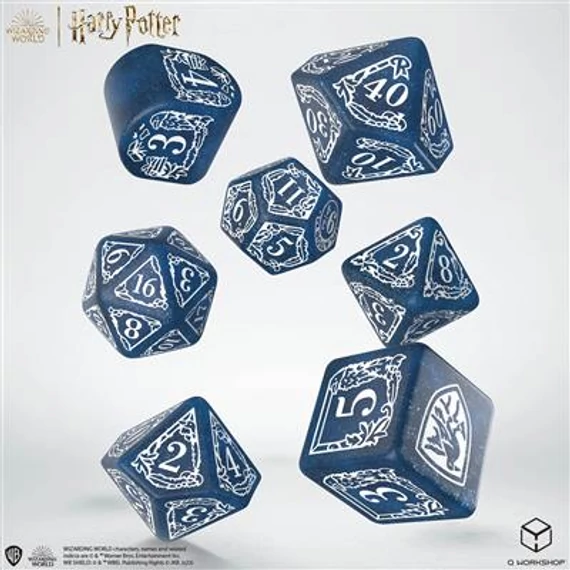 Harry Potter - Ravenclaw Modern Dice Set - Blue