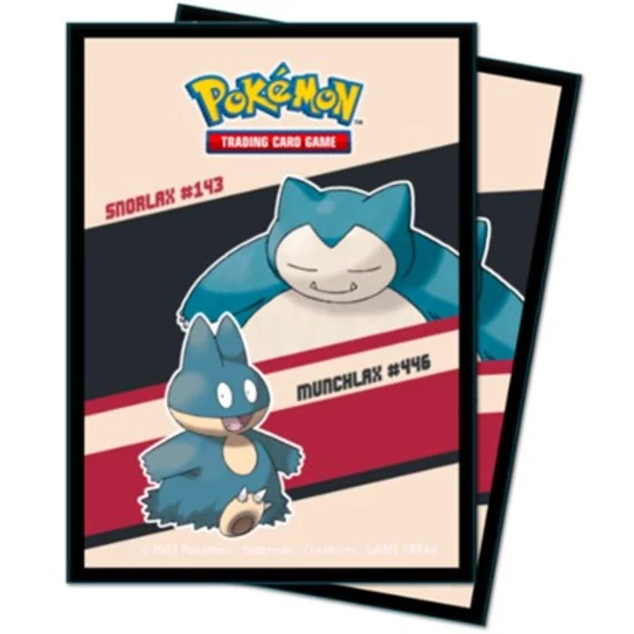 Snorlax Munchlax Deck Protectors for Pokémon (65 Sleeves)