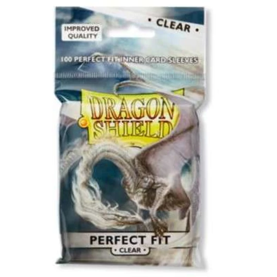Standard Perfect Fit Sleeves - Clear Clear (100 Sleeves)