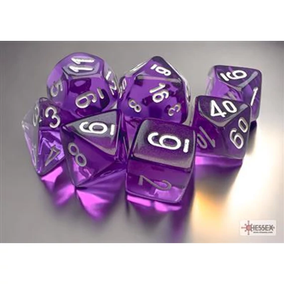 Translucent Mini-Polyhedral Purple white