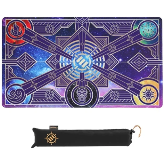 ENHANCE Trading Card Games TCG Playmat with Stitched Edges (Stars)