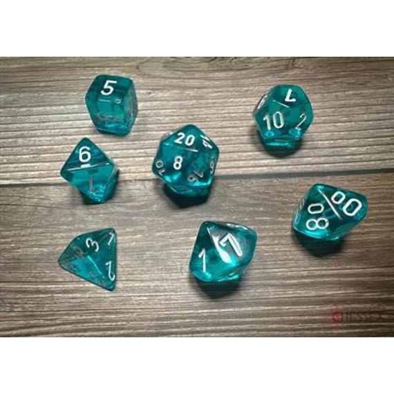 Translucent Teal white