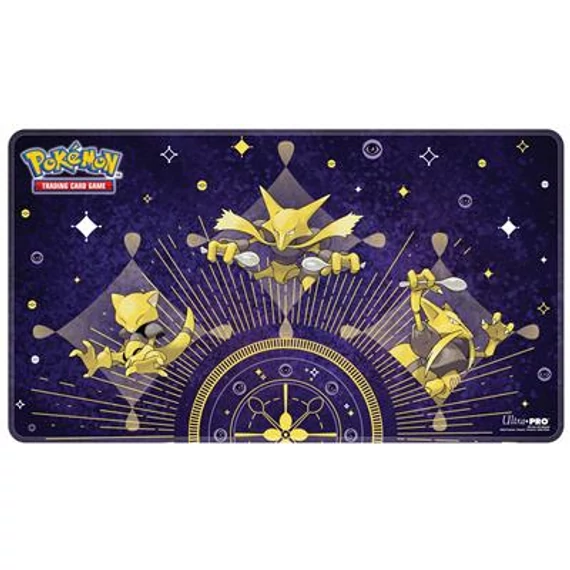 Abra Evolutions Stitched Playmat ft. Abra, Kadabra, and Alakazam