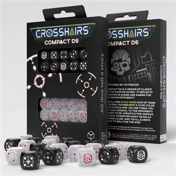 Crosshairs Compact D6 Black&Pearl