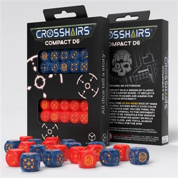 Crosshairs Compact D6 Cobalt&Red