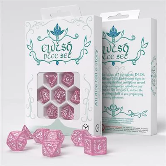 Elvish Shimmering pink & White
