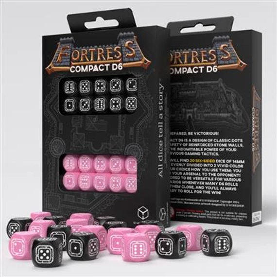 Fortress Compact D6 Black&Pink