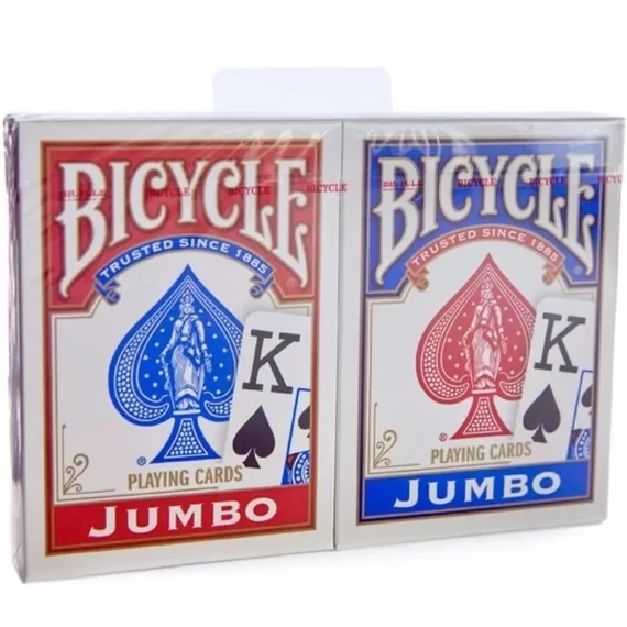 Bicycle Rider Back Jumbo Index kártya, dupla