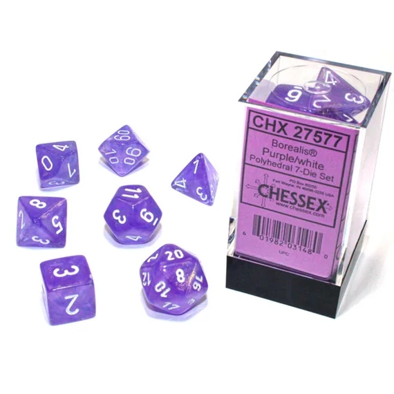 Chessex Borealis Purple white Luminary