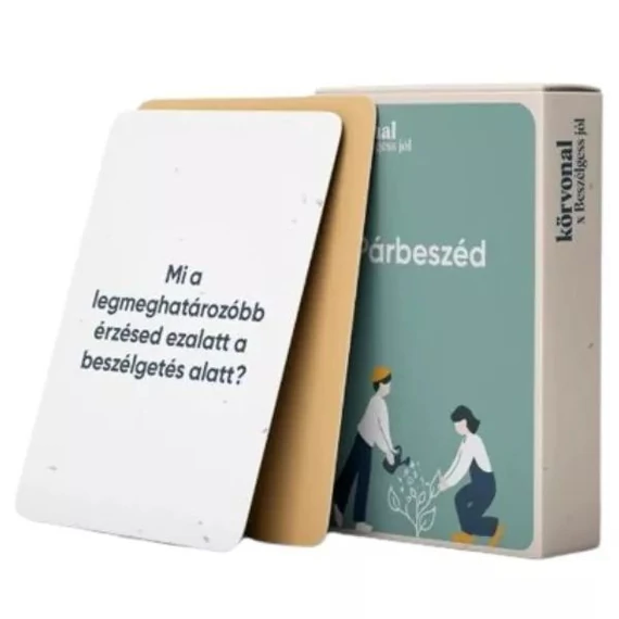 Körvonal x Beszélgess jól Párbeszéd kártyajáték