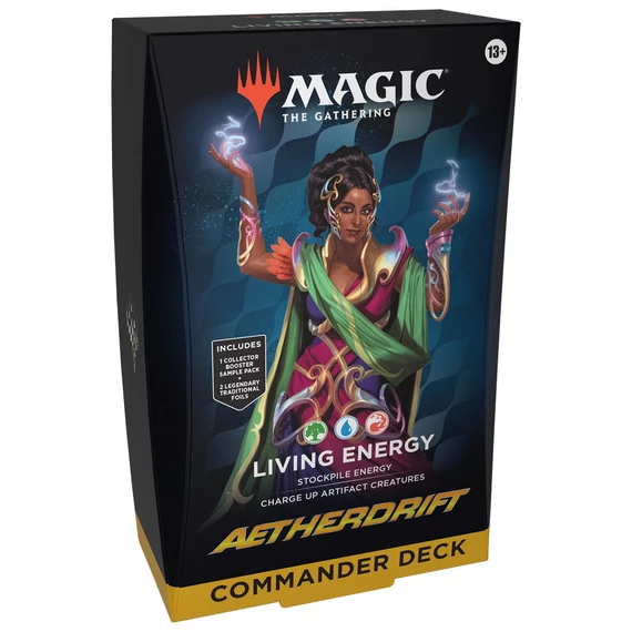 Aetherdrift Commander Deck - Living Energy