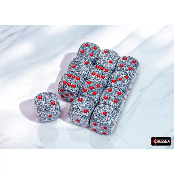 Chessex Speckled d6 (16 mm) kockablokk Granite