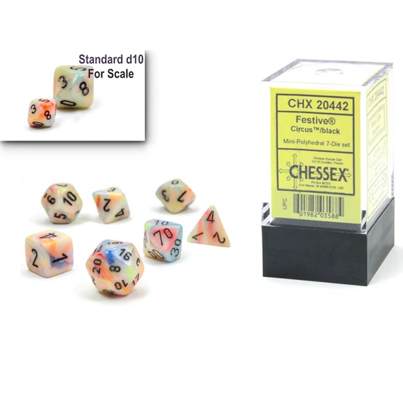 Festive® Mini-Polyhedral Circus black