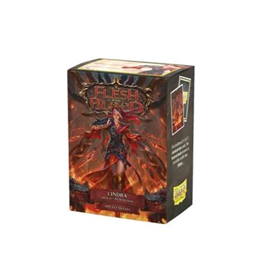 Flesh & Blood Matte Art Sleeves - Cindra, Dracai of Retribution (100 Sleeves)