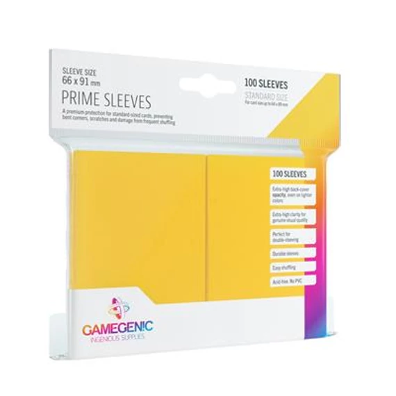 Gamegenic - Prime Sleeves Yellow