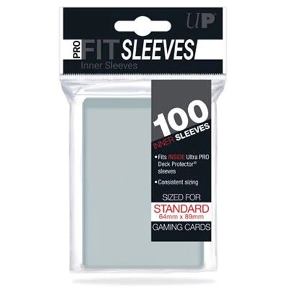 Standard Sleeves - Pro-Fit (inner sleeves) Card Clear (100 Sleeves)