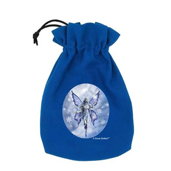 Anne Stokes Dice Pouch Snow Fairy