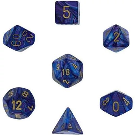 Chessex Lustrous Purple gold