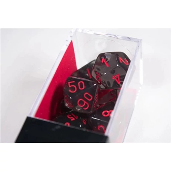 Chessex Translucent Smoke red