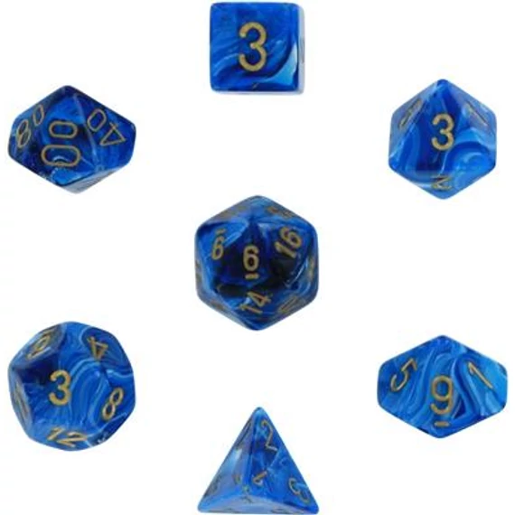 Chessex Vortex Blue gold