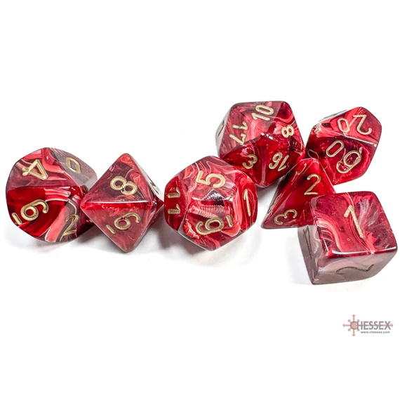 Chessex Vortex Burgundy gold