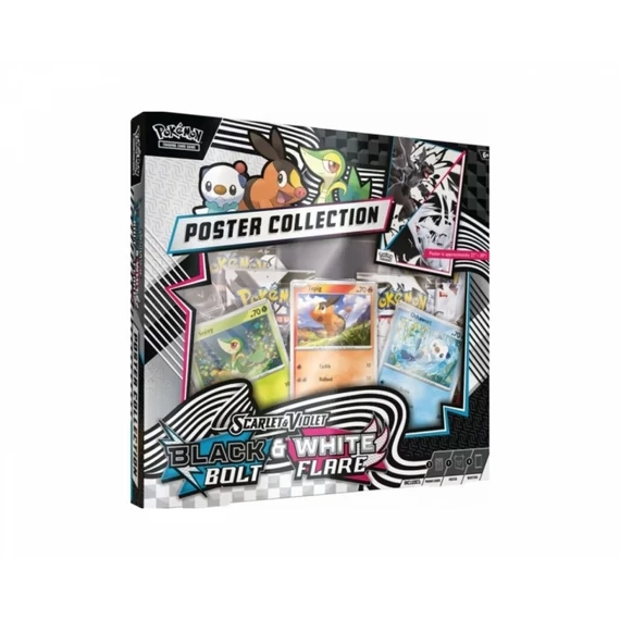 Scarlet & Violet 10.5 - Black Bolt & White Flare Unova Poster Collection