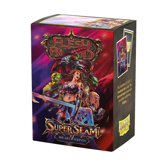 Dragon Shield Flesh and Blood License Standard Art Sleeves - Super Slam (100 Sleeves)