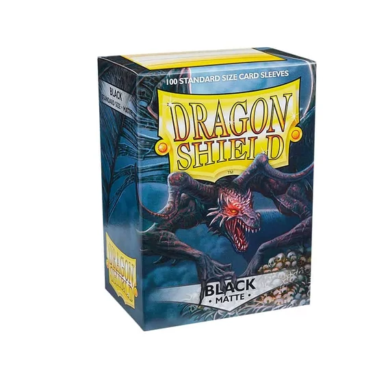 Dragon Shield Standard Sleeves - Matte Black (100 Sleeves)