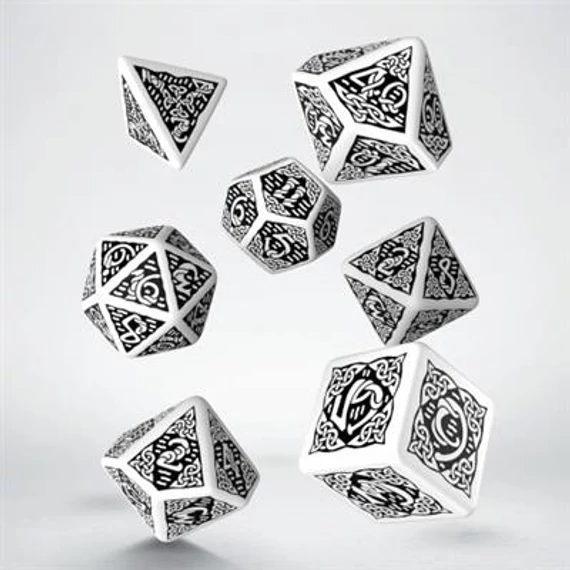 Celtic 3D Revised White & black