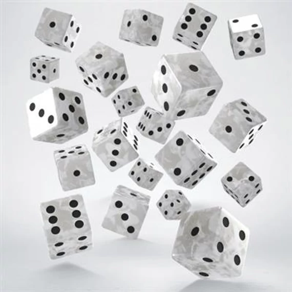 Full Pack of D6s Pearl&Black