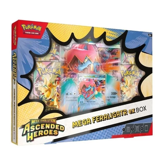 Ascended Heroes Mega Feraligatr ex Box