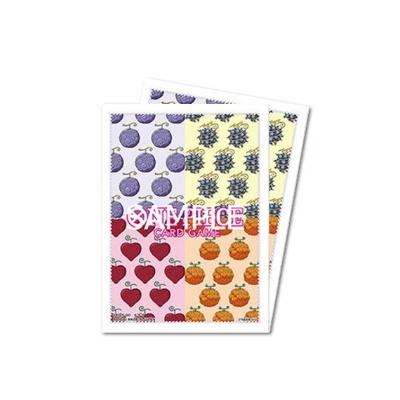 Official Sleeves 10 Devil Fruits 70 Sleeves - One Piece Card Game