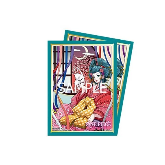 Official Sleeves 10 Komurasaki 70 Sleeves - One Piece Card Game