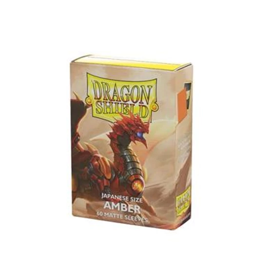 Japanese Matte Sleeves - Amber (60 Sleeves)